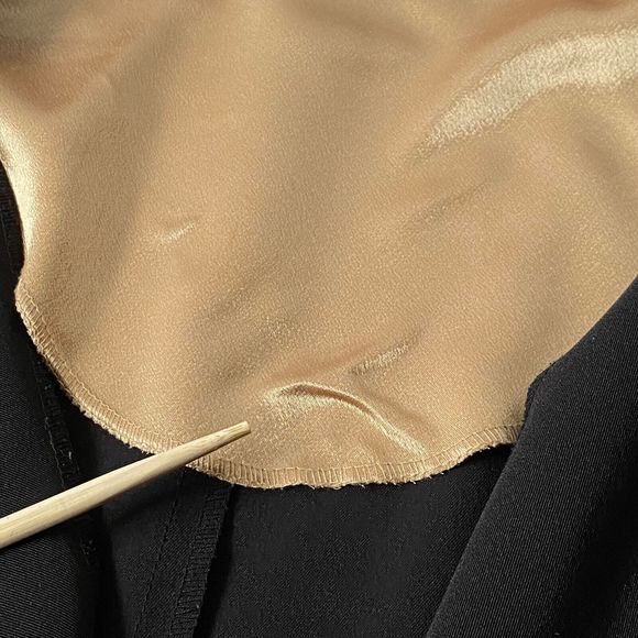 Danny & Nicole Blazer Womens Black Plus Size 18W Vintage 4 Button Collared Flaws - Picture 9 of 16